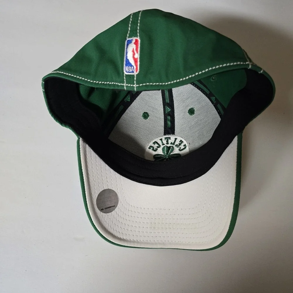 Boston Celtics Green Adidas NBA‎ Baseball Cap Hat Size S/M Embroidered Logo